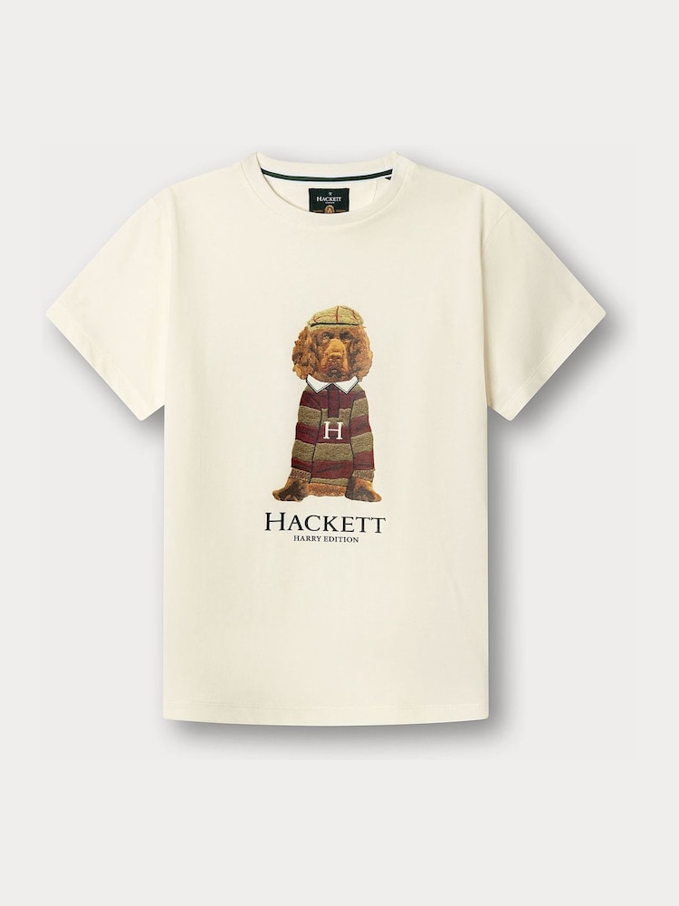 Balts - Hackett klasiskā piegriezuma Harry T-krekls - Attēls 1 no 4