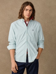 Mint Grønn - Hackett Classic Fit Striped Oxford Shirt - Bilde 1 av 6