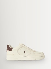 Polo Ralph Lauren White Masters Court Trainers - Image 1 of 5