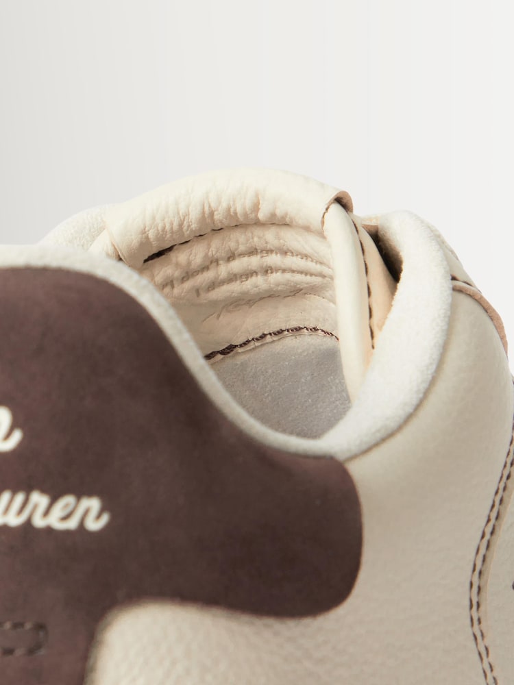 Polo Ralph Lauren White Masters Court Trainers - Image 5 of 5