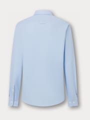 Azul - Hackett Classic Fit Short Sleeve Union Jack Shirt - Imagen 2 de 2
