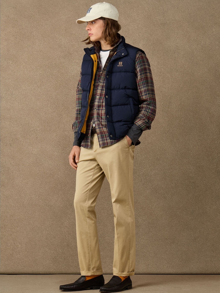 Hackett Brown Slim Fit Kensington Heritage Chinos - Image 1 of 7 Hackett Brown Slim Fit Kensington Heritage Chinos - Image 1 of 7