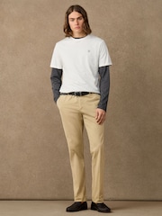Hackett Brown Slim Fit Kensington Heritage Chinos - Image 3 of 7