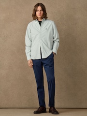 Hackett Green Classic Fit Solid Oxford Shirt - Image 4 of 6