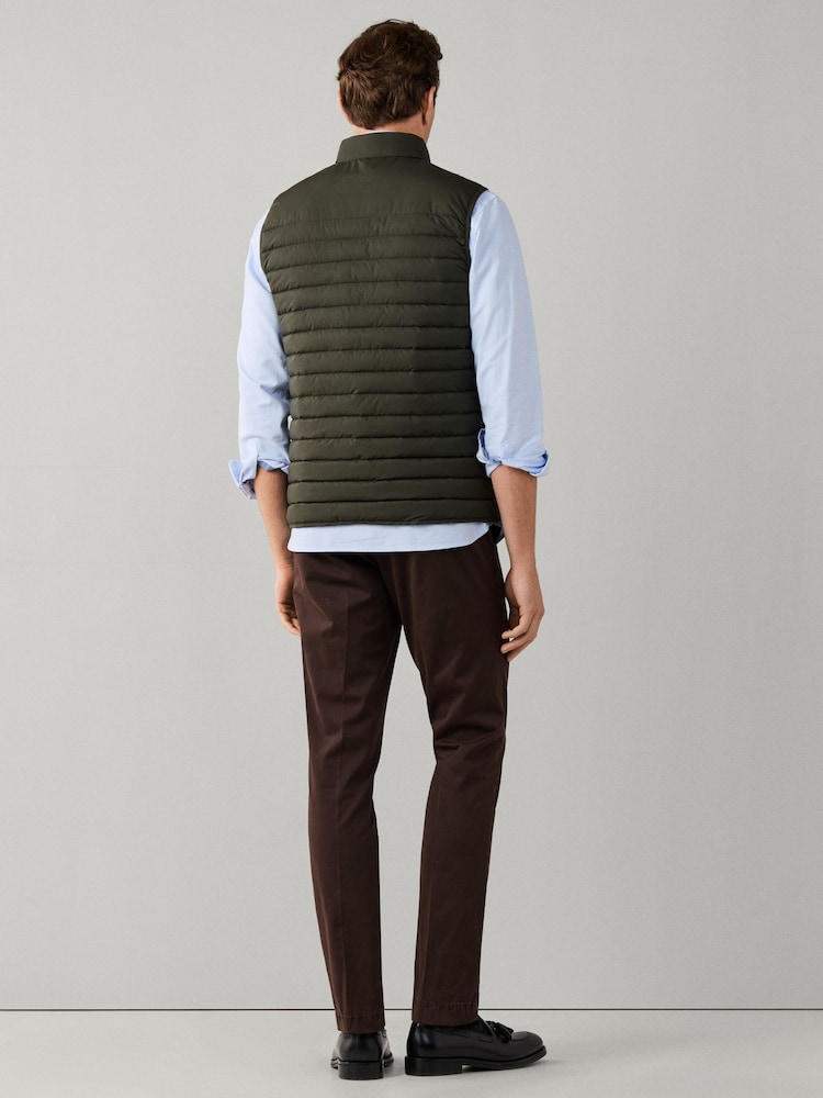 Hackett Green Ultra Lightweight Gilet - Image 5 of 5 Hackett Green Ultra Lightweight Gilet - Image 5 of 5