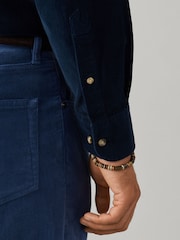 Azul - Camisa Hackett Sartorial Fit Smart Babycord - Imagen 6 de 6