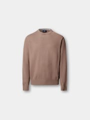 Hackett Lambswool Cable Knit Crew Neck Jumper - Imaginea 1 din 3
