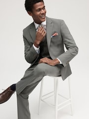Green Slim Fit Motionflex Stretch Suit Jacket - Image 2 of 11