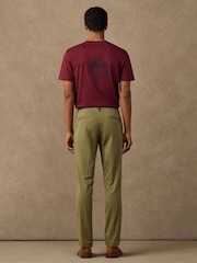 Hackett Green Slim Fit Kensington Heritage Chinos - Image 4 of 9