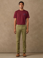 Hackett Green Slim Fit Kensington Heritage Chinos - Image 6 of 9