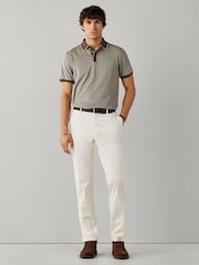 Zielony - Hackett Classic Fit Short Sleeve Oxford Polo Shirt - Obraz 1 z 6