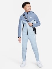 Nike Light Blue Tech Fleece Zip Through Hoodie - Image 6 of 6
