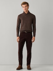 Suéter de cuello chal de lana merino y cachemir de Hackett - Imagen 4 de 7