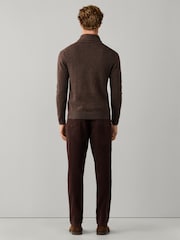 Suéter de cuello chal de lana merino y cachemir de Hackett - Imagen 5 de 7