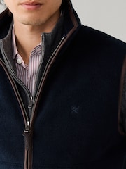 Hackett Blue Polar Fleece Gilet - Image 2 of 6
