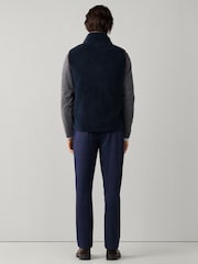 Hackett Blue Polar Fleece Gilet - Image 4 of 6