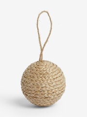 Natural Woven Christmas Bauble - Image 3 of 4