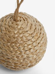 Natural Woven Christmas Bauble - Image 4 of 4
