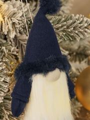 Navy Blue Christmas Gonk Light Up Bauble - Image 2 of 4