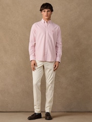 Rosa - Hackett Classic Fit Striped Oxford Shirt - Bilde 2 av 5