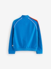 Little Bird by Jools Oliver Blue Rainbow Stripe Blue Track Jacket - Image 7 of 10