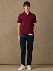 Կարմիր - Hackett Classic Fit Short Sleeve Branded Polo Shirt - Պատկեր 4 5-ից