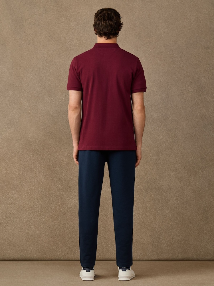 Կարմիր - Hackett Classic Fit Short Sleeve Branded Polo Shirt - Պատկեր 5 5-ից