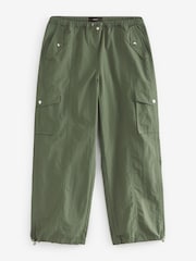Khaki Green Parachute Pull On Cargo Trousers - Image 5 of 6