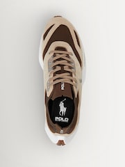 Polo Ralph Lauren Cream Boerum Knit Trainers - Image 4 of 4