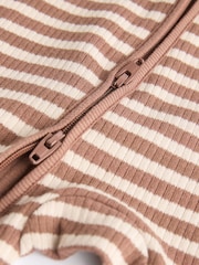 Tan Brown Bear Baby Zipped Sleepsuits 4 Pack (0mths-2yrs) - Image 11 of 11