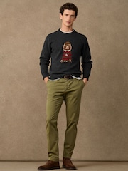 Hackett Merino Wool Harry Crew Neck Jumper - תמונה 4 מתוך 5