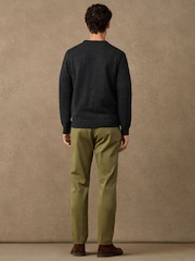 Hackett Merino Wool Harry Crew Neck Jumper - תמונה 5 מתוך 5