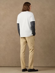 Hackett White Classic Fit H Logo T-Shirt - Image 5 of 5