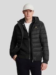 Lyle & Scott Black Big Wadded Jacket - Image 1 of 5