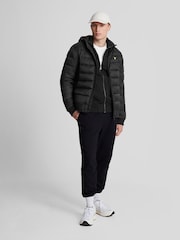 Lyle & Scott Black Big Wadded Jacket - Image 2 of 5