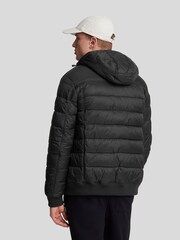 Lyle & Scott Black Big Wadded Jacket - Image 3 of 5