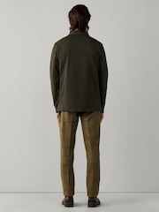 Verde - Camisa de rugby Hackett Classic Fit Tattersall Trim - Imagen 5 de 5