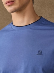 Hackett Blue Classic Fit H Logo T-Shirt - Image 2 of 5