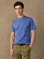 Hackett Blue Classic Fit H Logo T-Shirt - Image 3 of 5