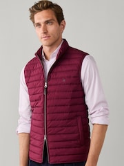 Hackett Red Ultra Lightweight Gilet - Image 1 of 5