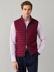 Hackett Red Ultra Lightweight Gilet - Image 3 of 5