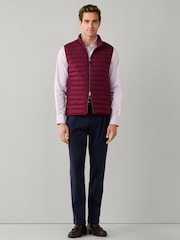 Hackett Red Ultra Lightweight Gilet - Image 4 of 5