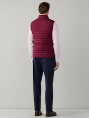 Hackett Red Ultra Lightweight Gilet - Image 5 of 5