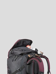 Decathlon Purple Trekking Backpack 40 Litres Travel 100 - Forclaz - Image 6 of 6