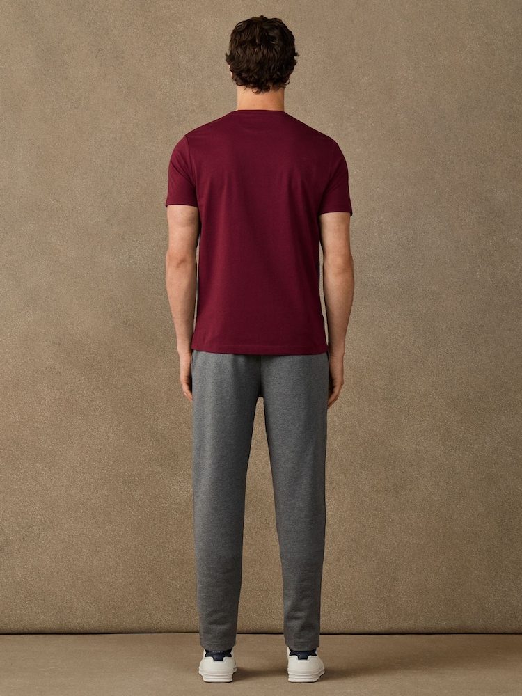 Hackett Red Classic Fit H Logo T-Shirt - Image 5 of 5