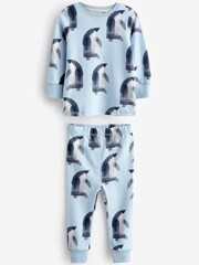 Blau/Creme Pinguin/Eisbär - Kuschelpyjamas im 3er-Pack (9 M.–8 J.) - Bild 7 von 8