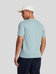 Lyle & Scott Blue 100% Cotton Big Crew Neck T-Shirt - Image 2 of 5