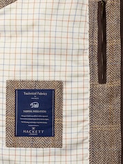 Hackett Wool Blend Tattersall Padded Gilet - Εικόνα 11 από 11