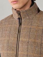 Hackett Wool Blend Tattersall Padded Gilet - Εικόνα 3 από 11