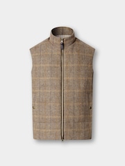 Hackett Wool Blend Tattersall Padded Gilet - Εικόνα 9 από 11